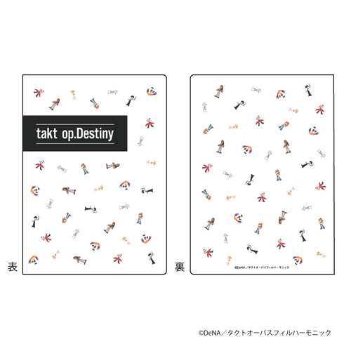 『takt op.Destiny』 描き下ろしミニキャラデザイン プレミアムポストカードホルダー